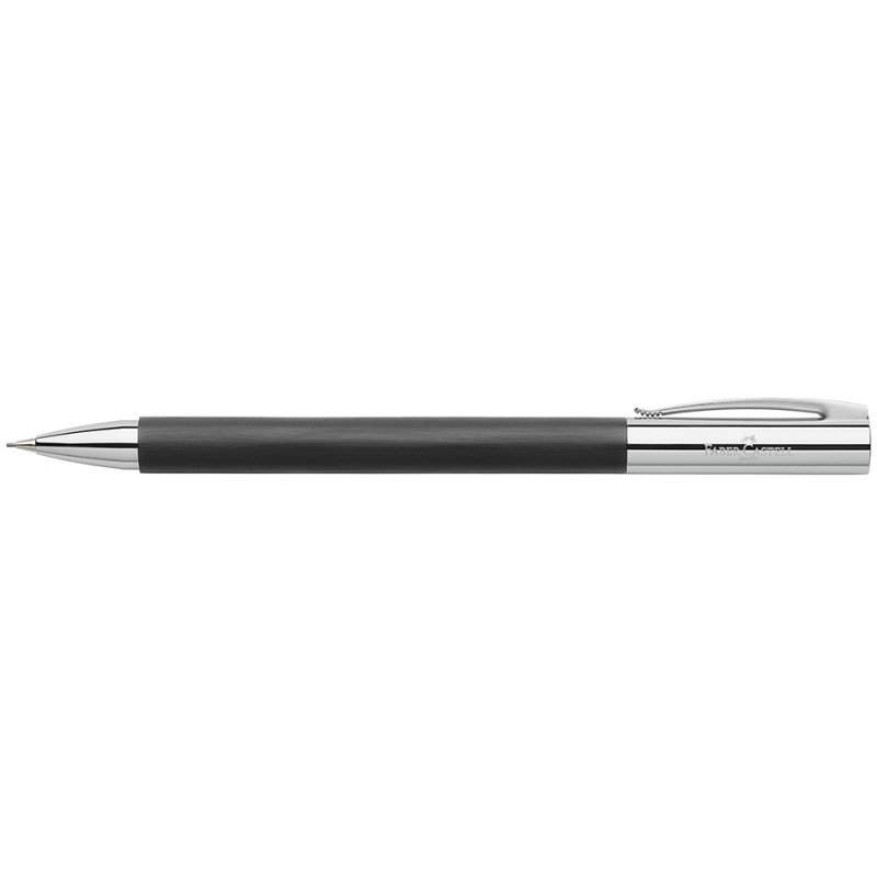 Faber-Castell Porte-mine Ambition, bois noble noir, 0,7 mm