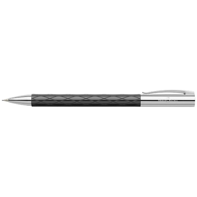 Faber-Castell Porte-mine Ambition, bois noble noir, 0,7 mm