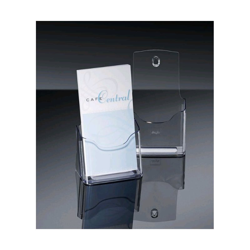 sigel Bac de classement de bureau acrylique, DIN long, cristal clair, 1 compartiment