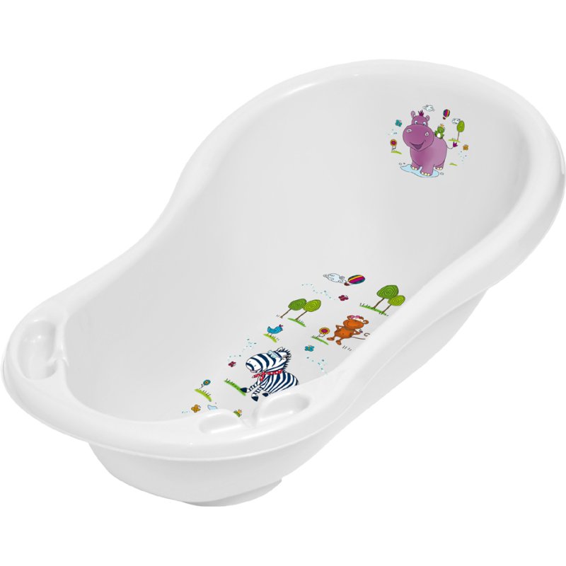 keeeper kinderbadje Maria Nijlpaard, met stop, wit, 84×49×29 cm
