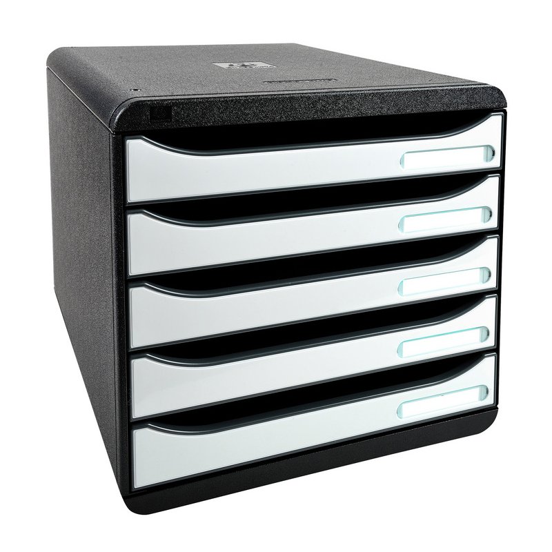 EXACOMPTA ladenkast BIG-BOX PLUS, 5 laden, wit, A4+