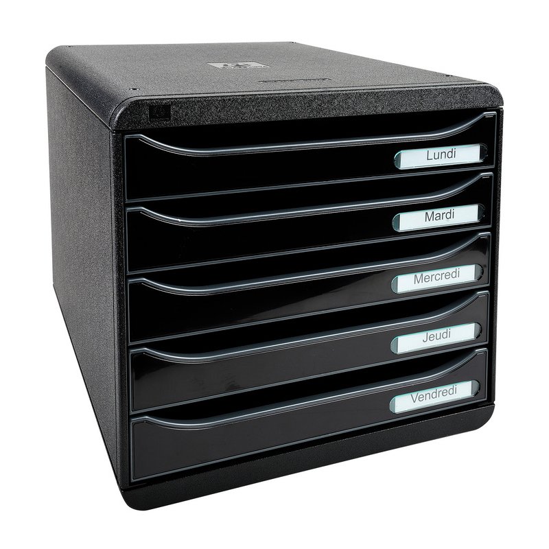 EXACOMPTA ladenkast BIG-BOX PLUS, 5 laden, wit, A4+