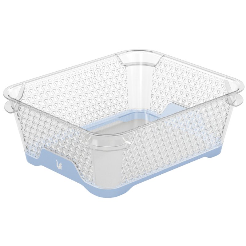 keeeper panier de rangement empilable jonas A6, gris nordique, polypropylène, 200×160×70 mm