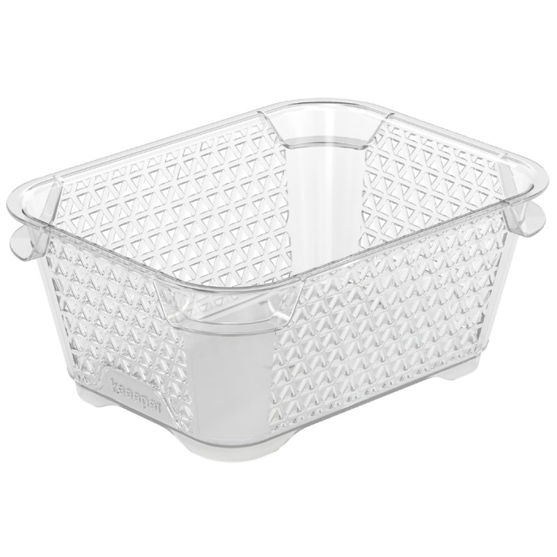 keeeper boîtes de rangement empilables mirko transparent, DIN A7, 120×160×70 mm