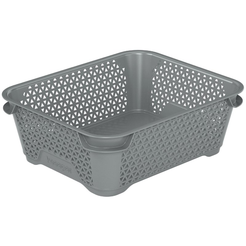 keeeper bac de rangement mirko, DIN A6, gris cristal, emboîtable