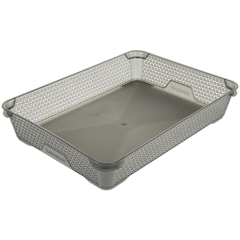 keeeper panier transparent empilable mirko, A4, 265×360×70 mm, imbriquable