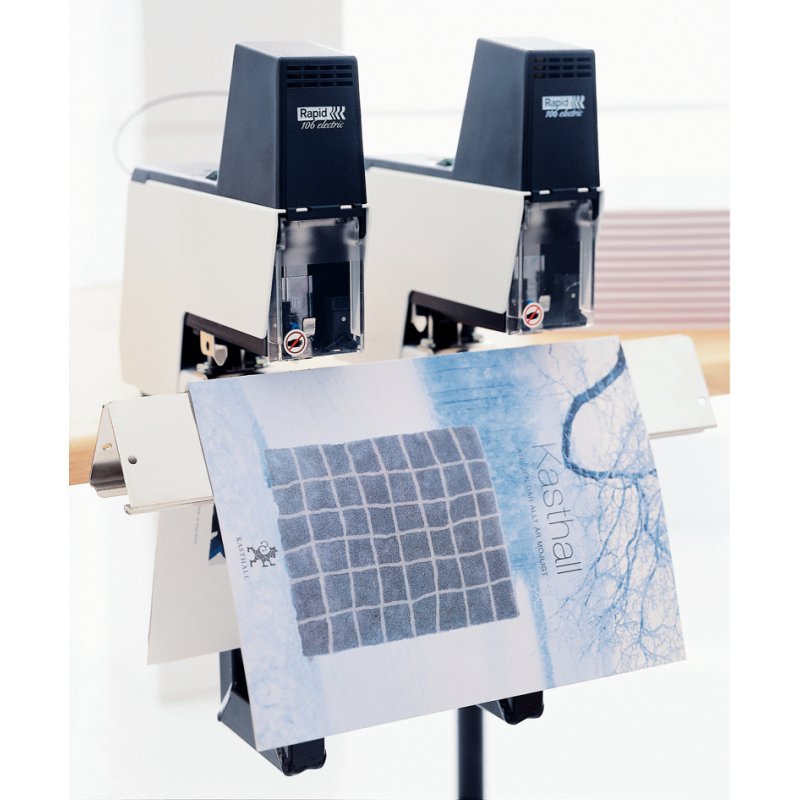 Rapid elektrische nietmachine 106E, zwart/wit, 50 vel