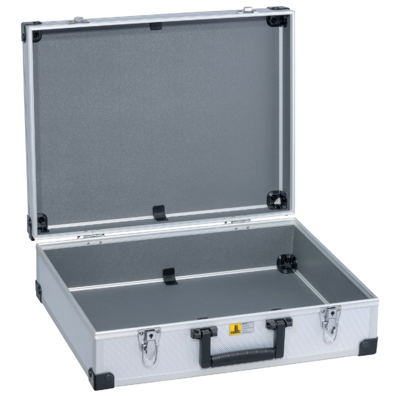 allit gereedschapskoffer AluPlus Basic L, zilver, 445×355×145 mm