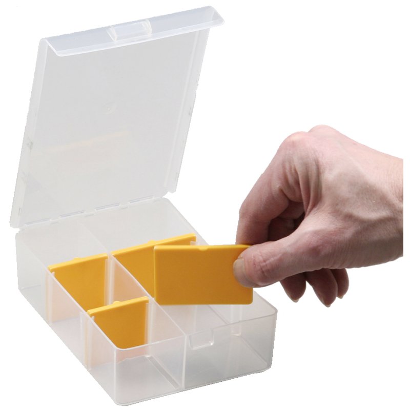 allit assortimentsdoos EuroPlus Basic, transparant, 20 vakken, 370×295×60 mm