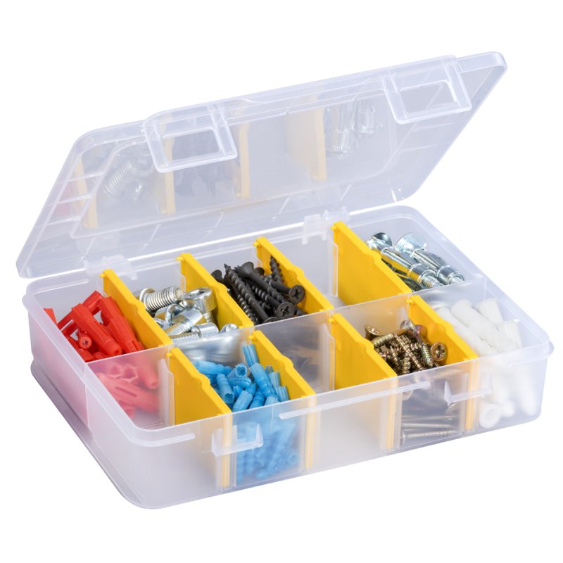 allit assortimentsdoos EuroPlus Basic, transparant, 20 vakken, 370×295×60 mm