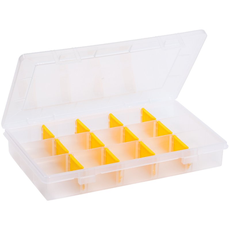 allit assortimentsdoos EuroPlus Basic, transparant, 20 vakken, 370×295×60 mm