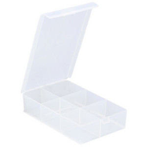 allit assortimentsdoos EuroPlus Basic 18/1, transparant, 1 vak, 180×150×40 mm