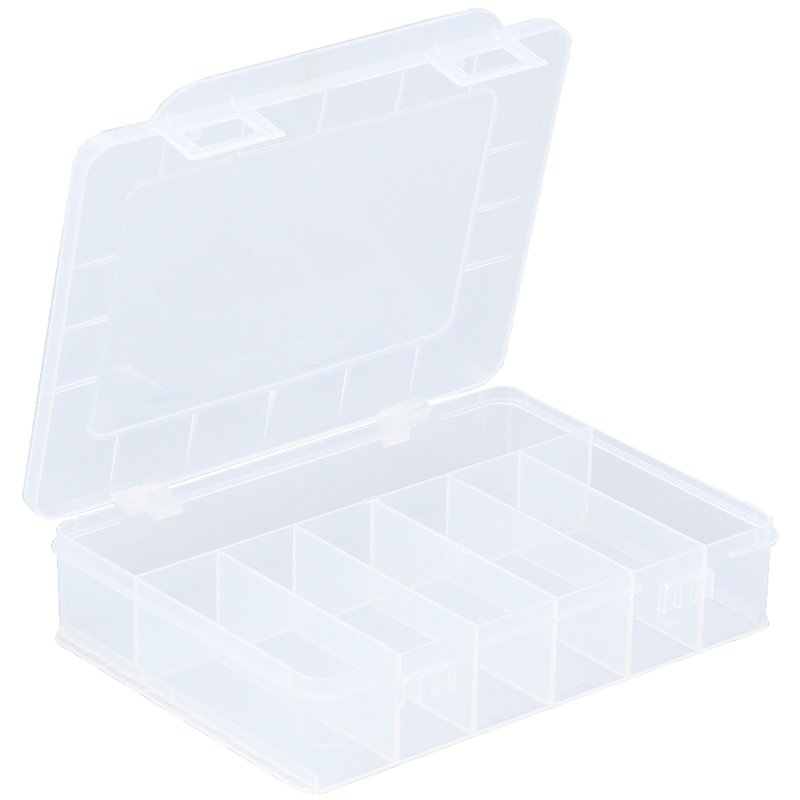 allit assortimentsdoos EuroPlus Basic 18/1, transparant, 1 vak, 180×150×40 mm