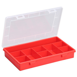allit assortimentsdoos EuroPlus Basic 29/9, rood, 9 vakken