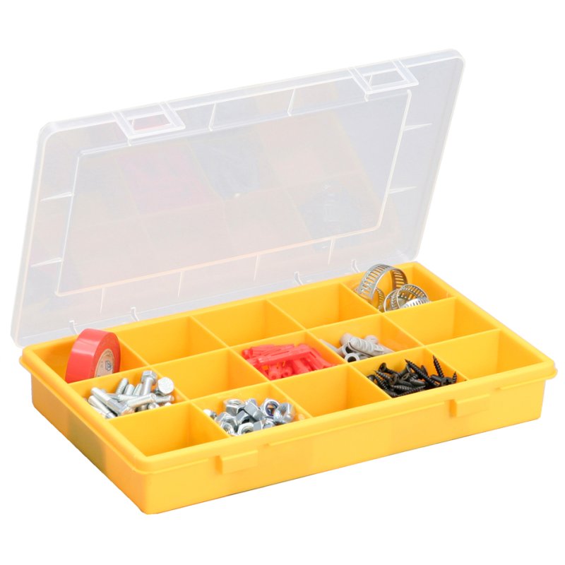 allit assortimentsdoos EuroPlus Basic 29/9, rood, 9 vakken