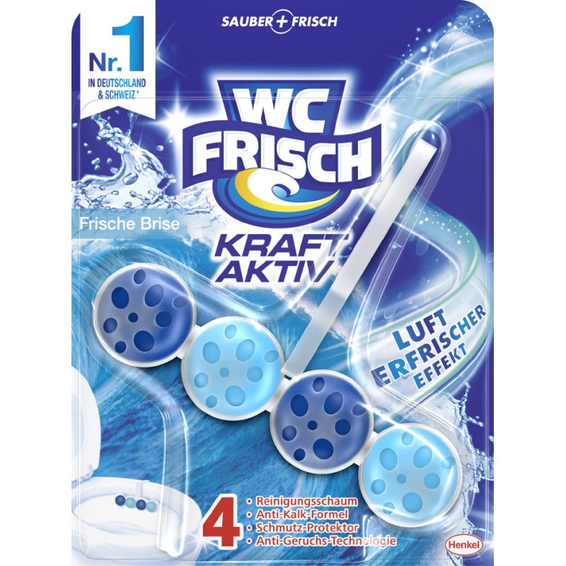 WC Frisch Kraft Aktiv toiletblok, citroen, 50 g, 250 spoelbeurten