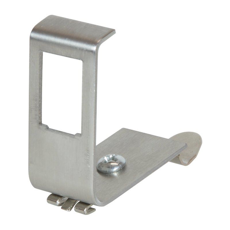 LogiLink Adaptateur rails professionnel, 2 modules keystone, acier inoxydable 1,5 mm