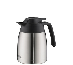 THERMOS isoleerkan THV, edelstaal/zwart, 1,5 liter