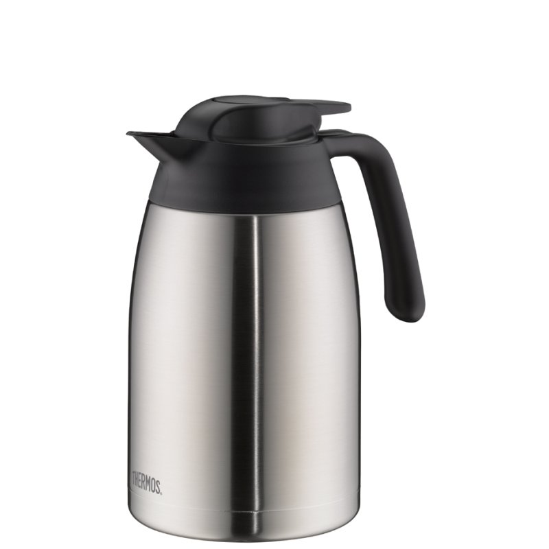 THERMOS carafe isotherme THV, 1,0 litre, acier inoxydable/noir