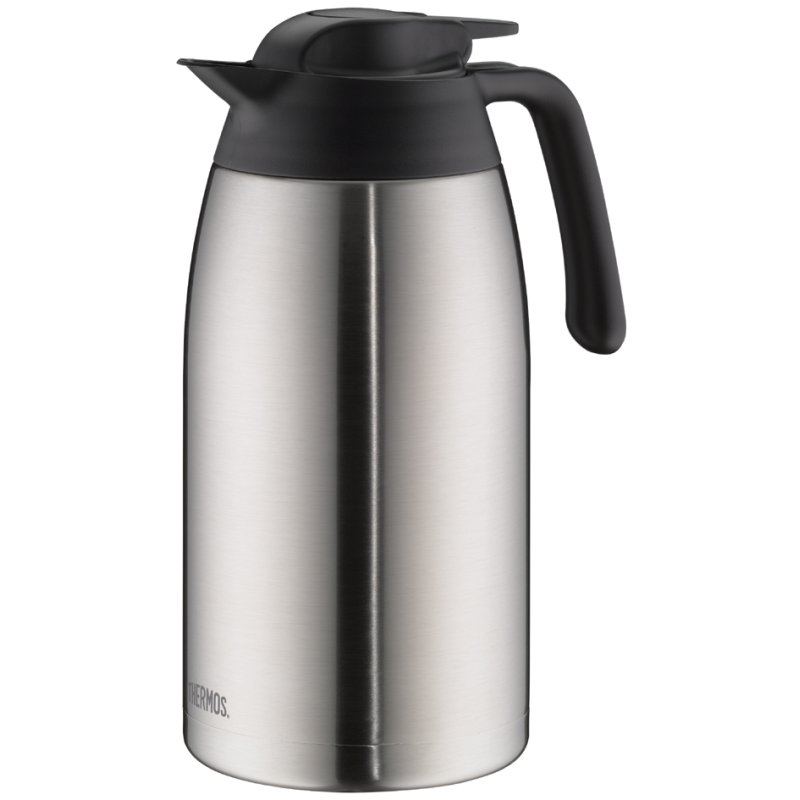 THERMOS carafe isotherme THV, 1,0 litre, acier inoxydable/noir