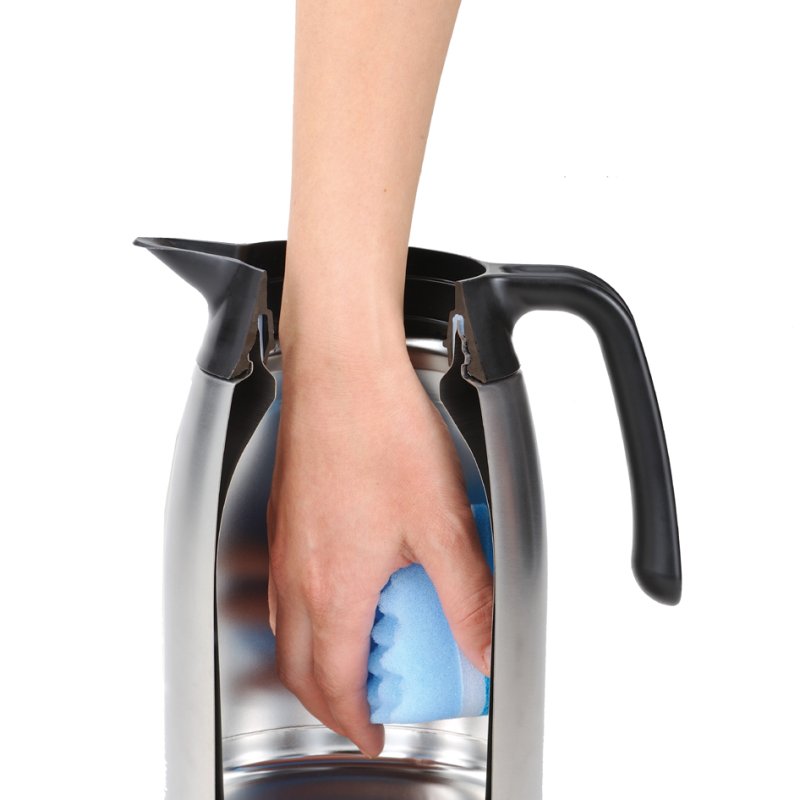 THERMOS carafe isotherme THV, 1,0 litre, acier inoxydable/noir
