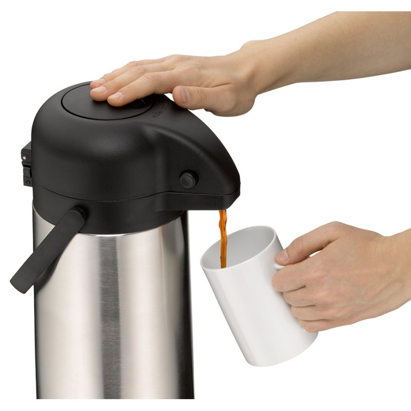 alfi thermos TOPTHERM, noir, 2,5 litres, acier inoxydable mat