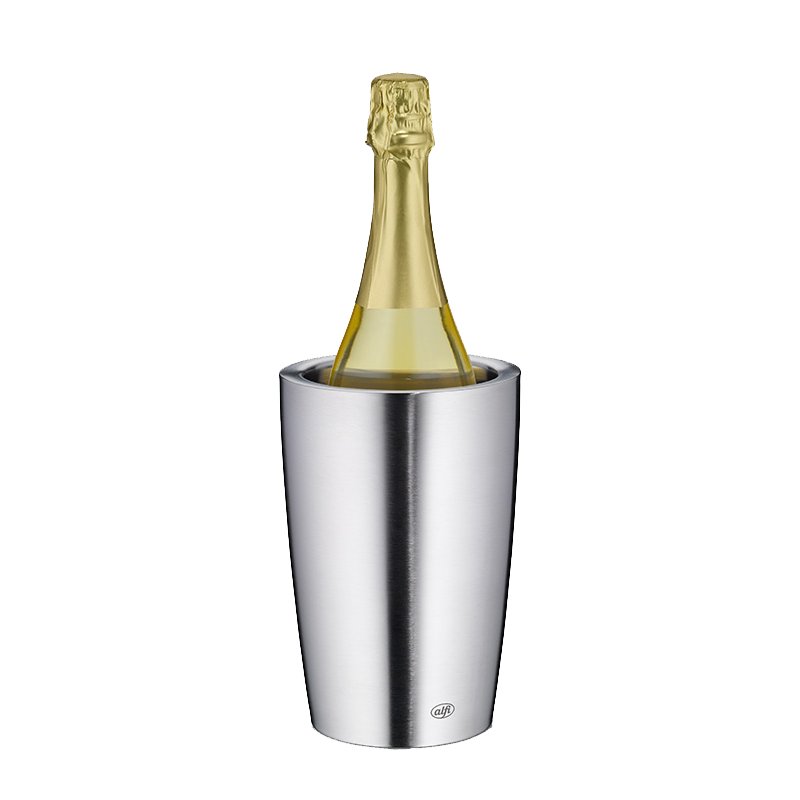 alfi flessenkoeler SECCO, geborsteld RVS, dubbelwandig, 0,7-1,0 l flessen