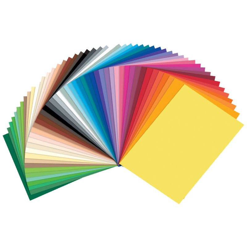 folia fotokarton, gekleurd sortiment, 250×350 mm, 300 g/m², 50 vel