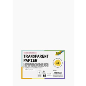 folia transparant papier A4, wit, 115 g/m², 10 vel
