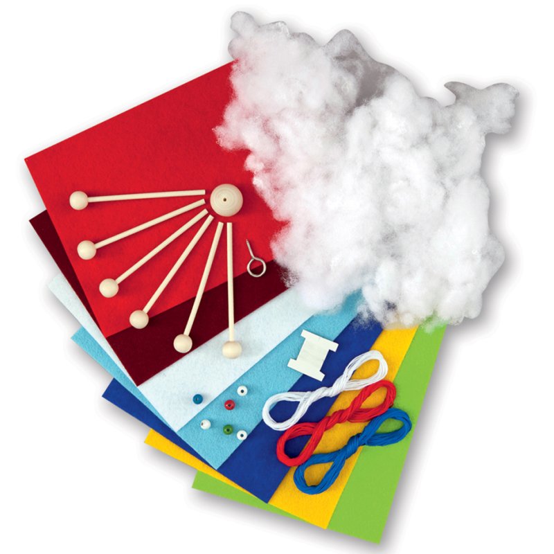 folia mobile-set Uilen, 19-delig, met instructies