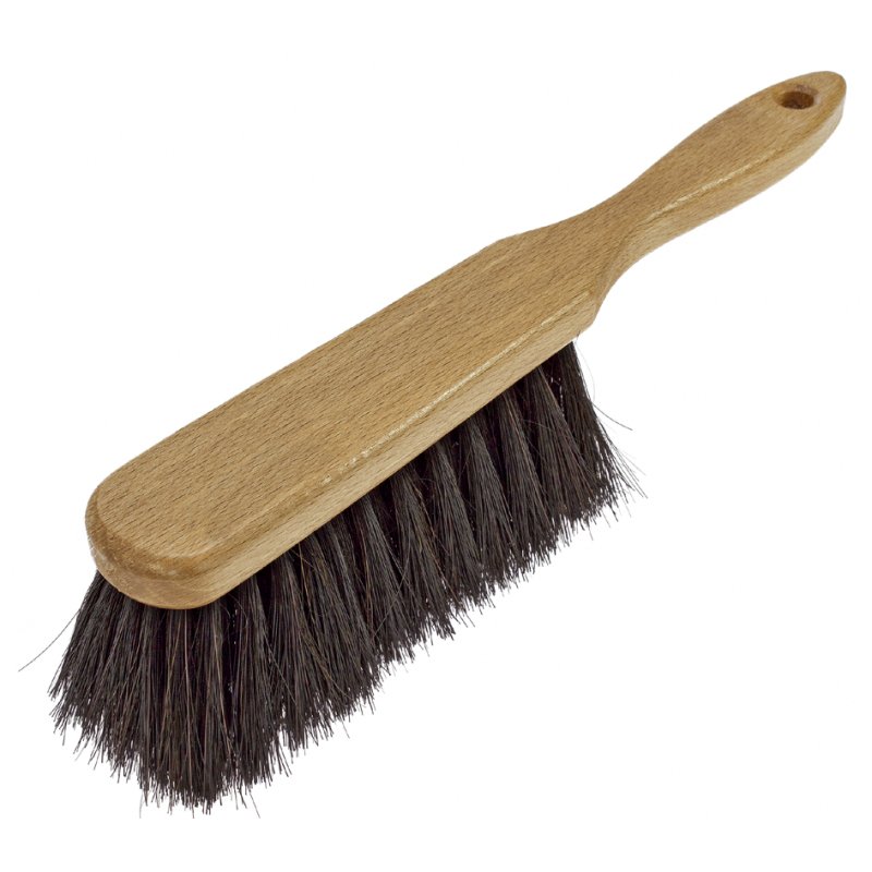 Peggy Perfect pelle à main, manche en bois, crin, 280 mm