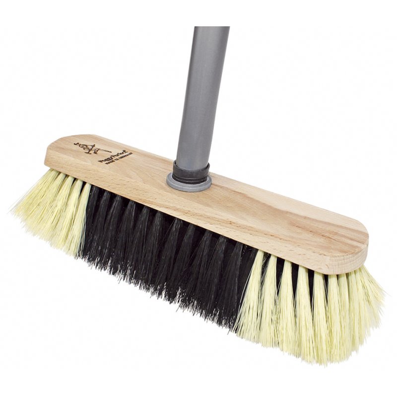 Peggy Perfect balai avec manche, naturel, poils bois et plastique, 280 mm, télescopique