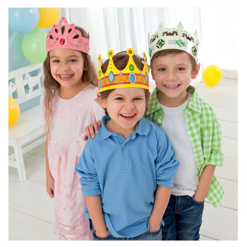folia kinderkreon van karton, voorgedrukte contouren, verschillende modellen, 6 stuks