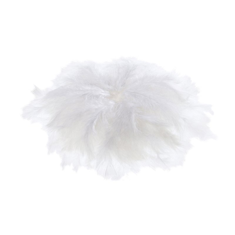 folia donsveertjes, wit, 100 g