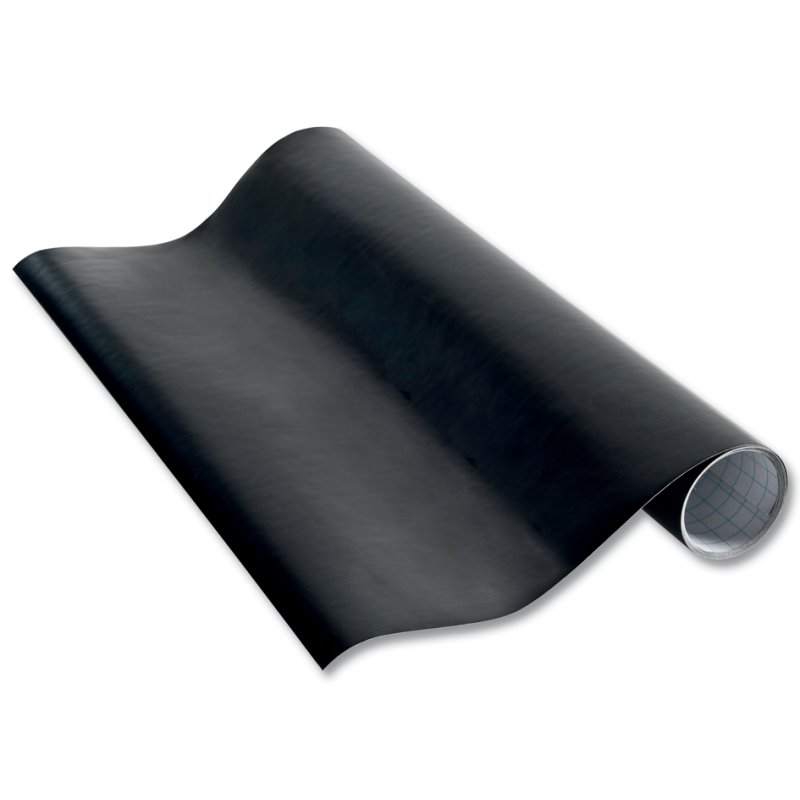folia krijtfolie tafelfolie PVC, zwart, 450 mm × 2 m, incl. 10 krijtstiften