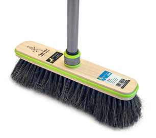Peggy Perfect bezem Greenline met steel, haarmengsel, 300 mm, telescopisch