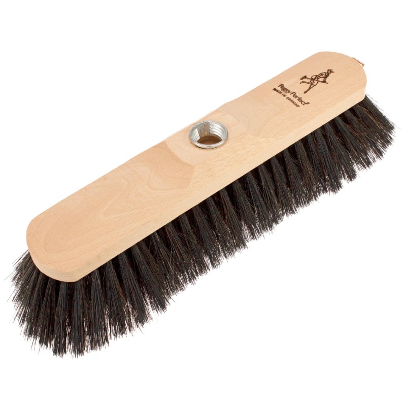 Peggy Perfect houten bezem gemengde haren, 20% natuurhaar, 300 mm, schroefgewinde