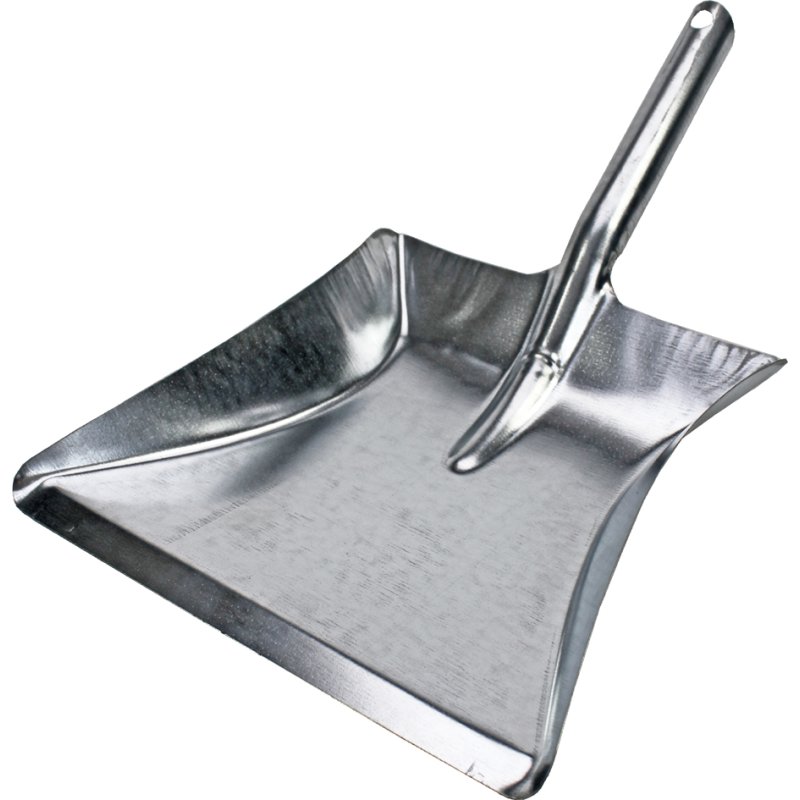Peggy Perfect pelle à poussière métal, galvanisée, sans rebord, 240 mm