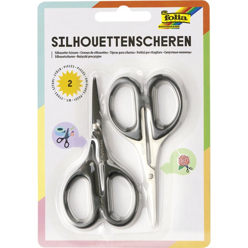 folia silhouetschaartjes, 105 mm, set van 2