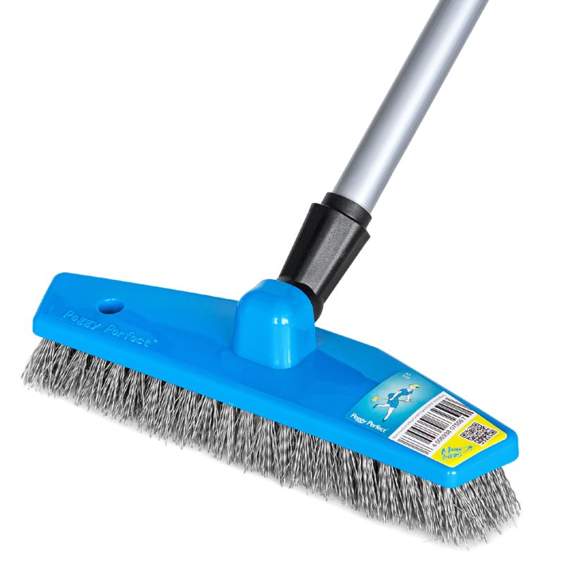 Peggy Perfect voegenborstel, azuurblauw, telescoopsteel, 270 mm, 1.300 mm