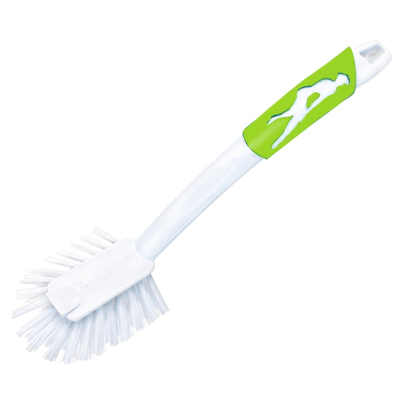 Peggy Perfect brosse à vaisselle softy demi-ronde, avec racloir, 27 cm, mélange coloré