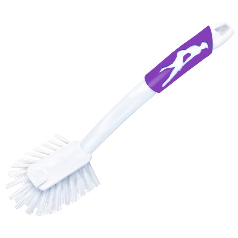 Peggy Perfect brosse à vaisselle softy demi-ronde, avec racloir, 27 cm, mélange coloré