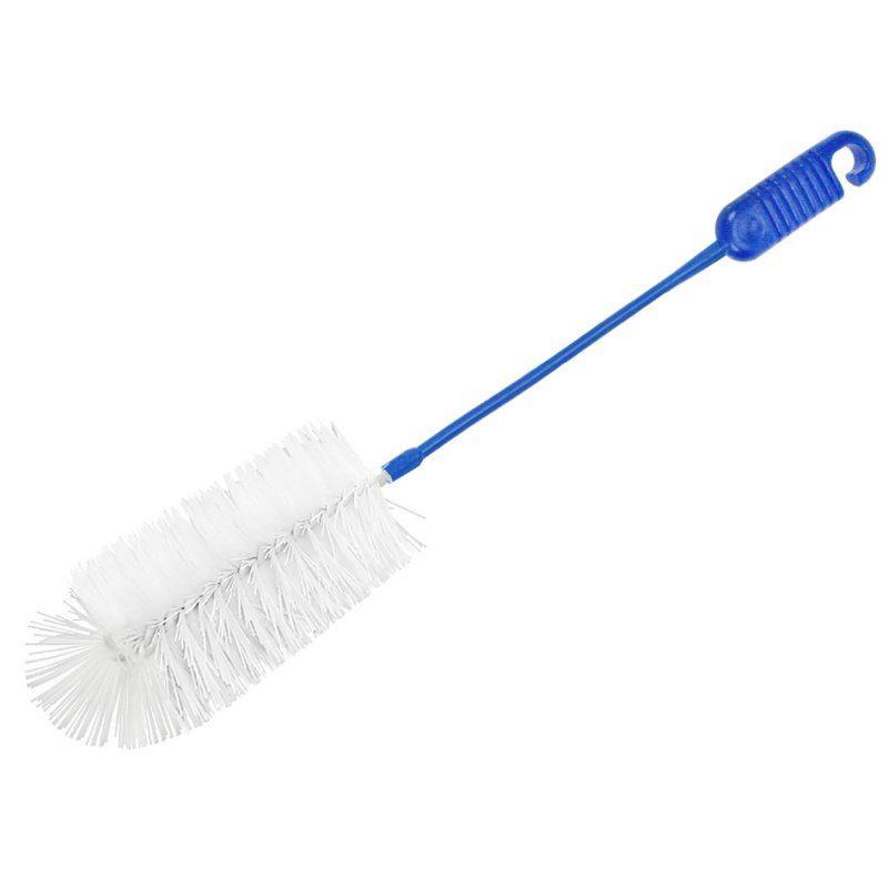 Peggy Perfect balai à poussière plastique, bleu, brosses nylon blanc, 320 mm