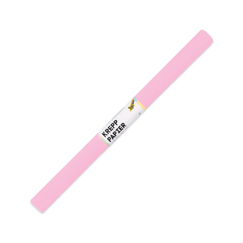 folia crêpepapier op rol, lichtgeel, 500 mm × 2,5 m, 32 g/m²