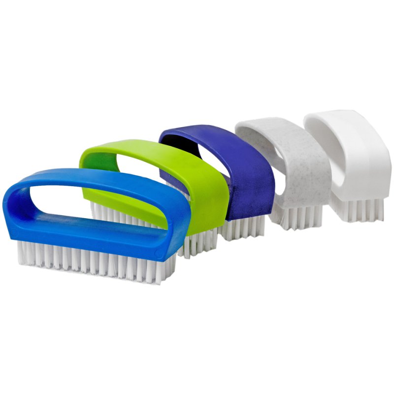 Peggy Perfect nagelborstel, nylon borstels, 100×25 mm, gekleurd gesorteerd