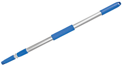 Peggy Perfect telescoopstang aluminium, 2 × 1,20 m, diameter 25 mm, handgreep blauw