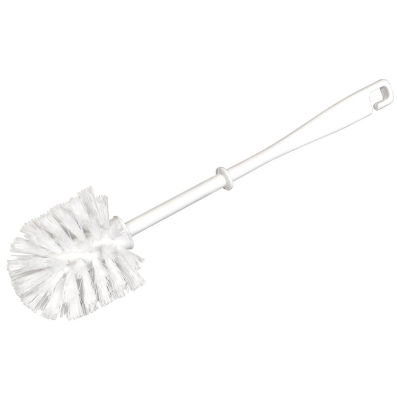 Peggy Perfect brosse WC, plastique blanc, tête ronde, 350 mm