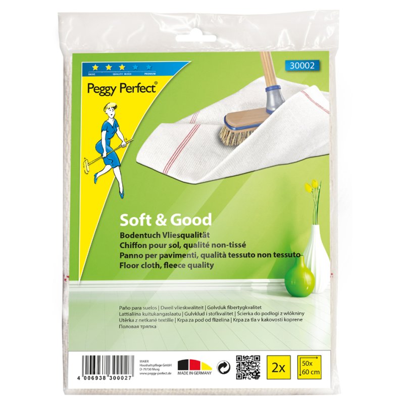 Peggy Perfect chiffon de sol non-tissé, 500×600 mm, 2 pièces