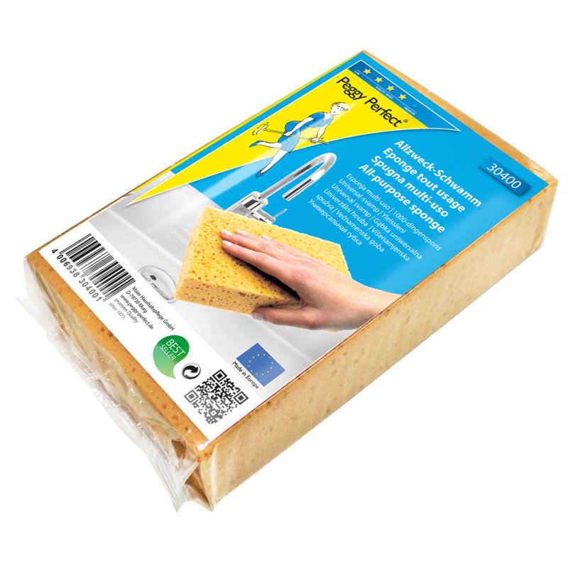 Peggy Perfect nettoyant universel éponge, 200×125×50 mm, viscose