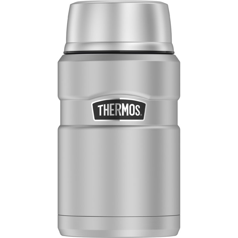 THERMOS récipient alimentaire STAINLESS KING, 0,71 litre, gris glacé